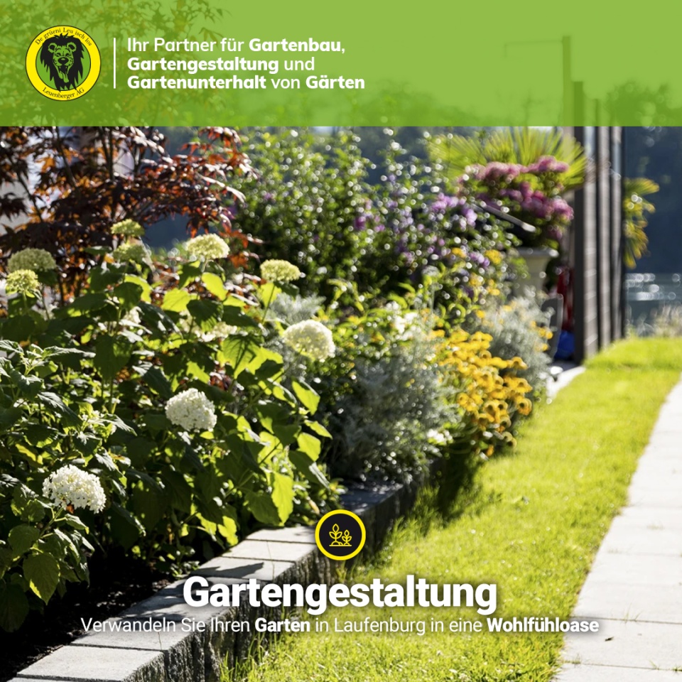 Verwandeln Sie Ihren Garten in Laufenburg in eine Wohlfühloase! - Mit der Leuenberger AG Gartenbau und Gartenpflege wird Ihr Garten zum individuellen Meisterwerk.